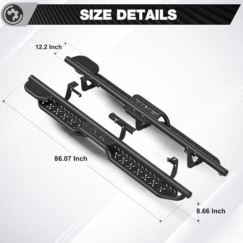 Estribos para Jeep Grand Cherokee L 2021-2025, 2 piezas miniatura 2