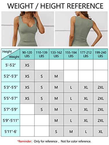 Missufe Bodycon Ruched Short Tank Dress Women's Summer Sleeveless V Neck Casual Sundress (Violet, Medium) #TOP6