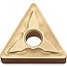 Kyocera TNMG 231GS CA025P Grade CVD Carbide, 0 Degree, Triangle, Negative Rake Angle, Neutral Turning Insert for Light Interruption and Medium-Roughing in (P) Carbon/Alloy Steel (10 Pieces)