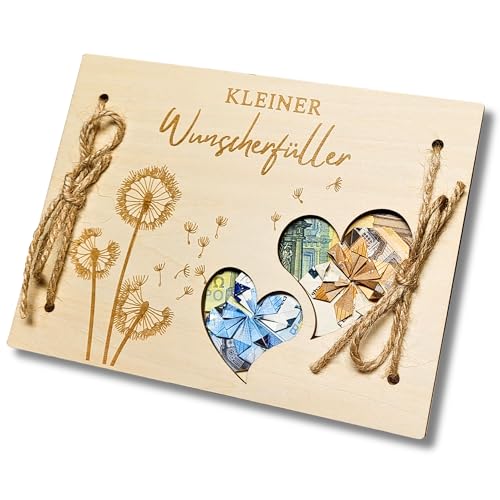 EQUIK PRODUCTS Wunscherfüller Geschenke | Geldgeschenke Geburtstag für Männer und Frauen | Originelles Geburtstagsgeschenk | Glücksbringer Grußkarte, Glück verschenken (Wunscherfüller)