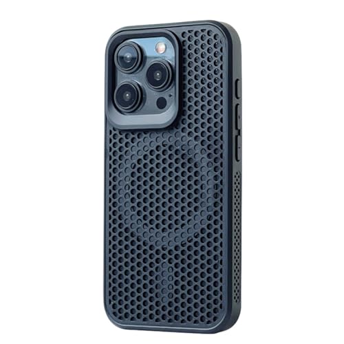 Étui de dissipation thermique pour iPhone 14 Pro Max coque magnétique respirante élégante T1