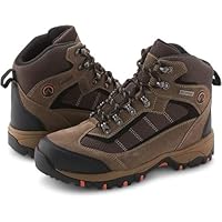 Nevados Trail Mens Waterproof Genuine Leather Lightweight Breathable Lace Up Memory Foam Hiking Outdoor Trekking Ankle Boots (Brown, UK Footwear Size System, Adult, Men, Numeric, Medium, 10)