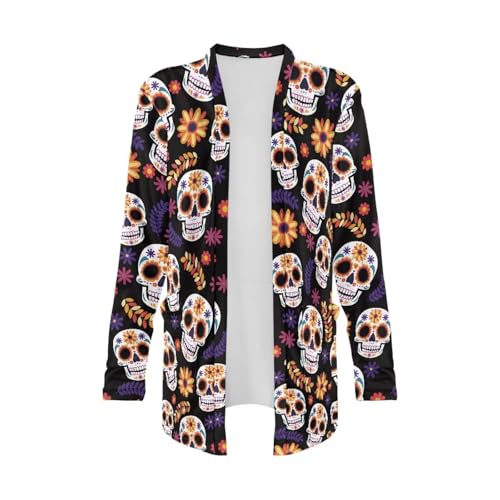 Image of Women's Open Front Cardigan Long Sleeve Loose Sweater Lightweight Soft Cardigan Jackets