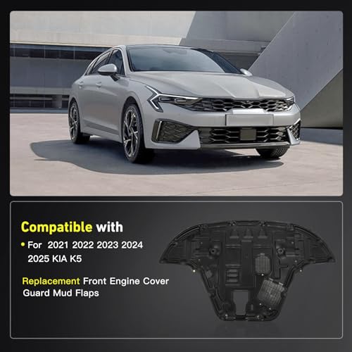 Image of Under Engine Splash Shield Fit for 2021 2022 2023 2024 2025 KIA K5,Replacement Front Engine Cover Guard Mud Flaps