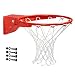 Goalrilla Heavy-Weight Pro-Style Breakaway Basketball Flex Rim with All-Weather Nylon Net and Powder-Coated Rim and Stainless Steel