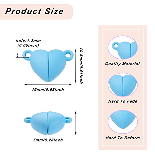 Magnetic Clasps For Jewelry Making Heart Shaped 36Pairs Gold Silver Clasp Connected For Bracelet Necklace Making Jewelry Strong Magnet Diy Accessories #TOP2