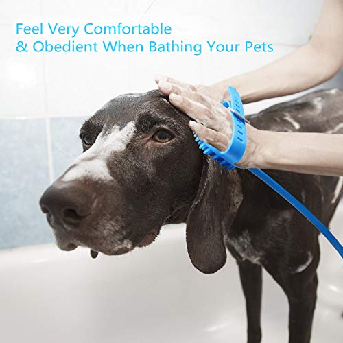image for SIKSIN Pet Bathing Shower Sprayer Massage Scrubber in-One Carry, Adjus