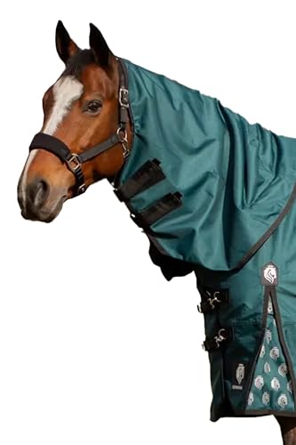 Image of Equinavia Arktis Turnout Neck Cover No Fill | 1200 Denier - Deep Green - S