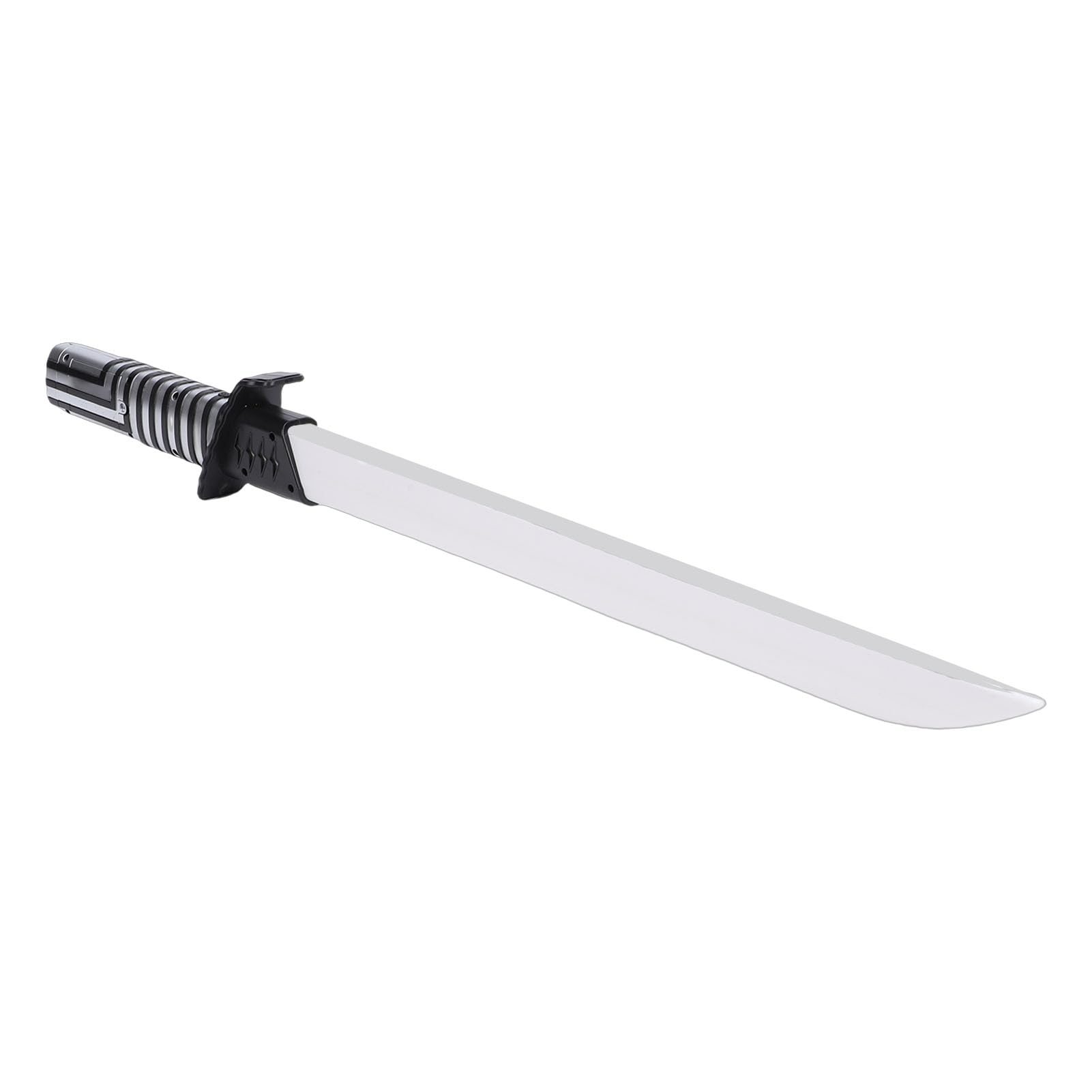 Leuchtendes Kriegerschwert, Bunter LED-Lichteffekt, Realistische Metallische Außenseite, ABS-Material, Verschiedene Klangmodi, Inklusive Scheide, Ideal für Party-Cosplay,