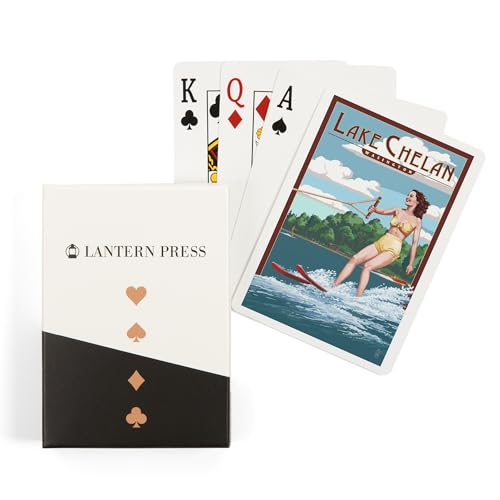 Juego de 52 cartas estilo póker Lake Chelan