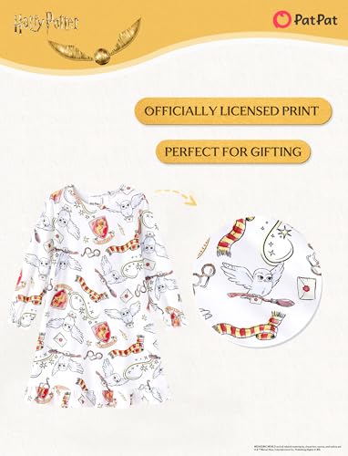 Harry Potter Pajamas Girls Nightgowns Gryffindor Hogwarts Long Sleeves Nightgown Casual Dress Sleepwear for Kids Girls3