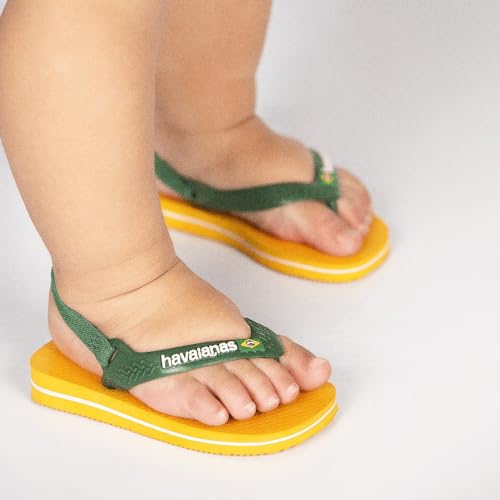 ChineloBaby Brazil LogoHavaianasCriança-UnissexAmarelo Pop/Amazônia23/24