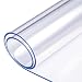 Produktbild uyoyous Transparente PVC-Tischdecke, 2 mm glasklar,Tischschutz 100cm x 200cm,wasserdicht,ölbeständig, Dickes PVC,umweltfreundlichrutsch, Kratzfest, pflegeleicht Tischdecke