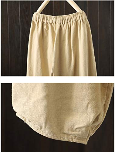 FTCayanz Mallimoda Donna Pantaloni Larghi Elastico...