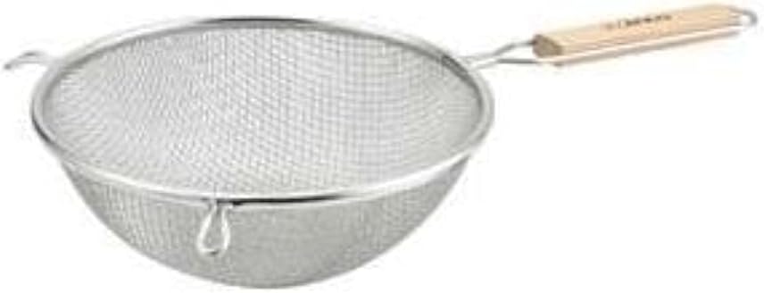 Winco MS3A-8D Strainer with Double Fine Mesh, 8-Inch Diameter, Set of 6