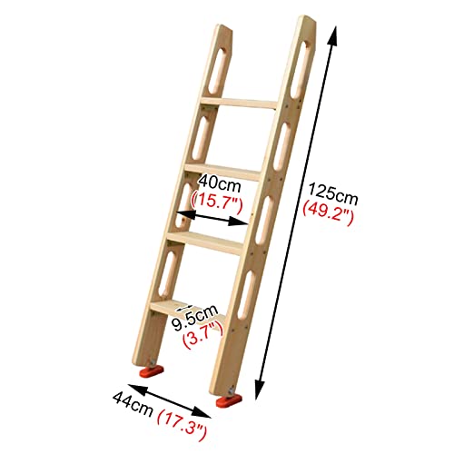 Escalera para literas de madera que soluciona la falta de espacio en casa 8