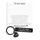 Ouligay Drive Safe Keychain Gifts for Him Boyfriend Birthday Husband Christmas Valentine's Day Gift for Boyfriend Fiance Men Romantic Men Bf Romantic I Love You Gifts Presents