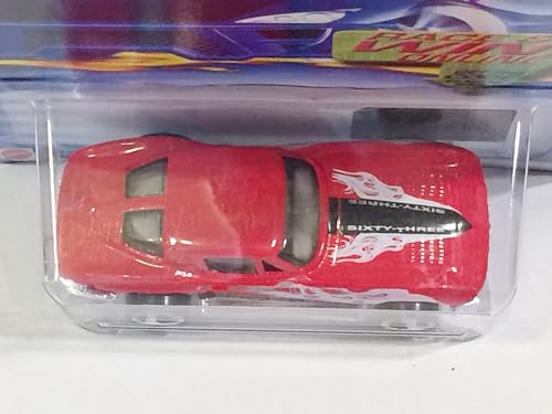 mattel hot wheels 070 red 63 corvette miniatura 4