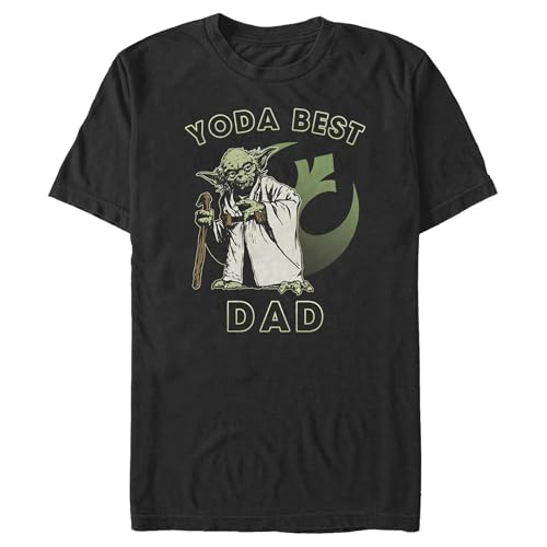 T-shirt Star Wars Yoda Best Dad homme t-shirt geek coton original