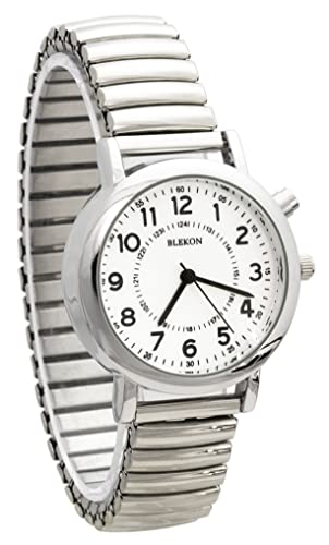 Blekon Women's Elegant Light-Up Analog Watch with Glossy Expansion Band and 33mm Metal Case - Image 3