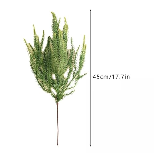 Couronne de Noël en fausse verdure de Norfolk pour porte - 3