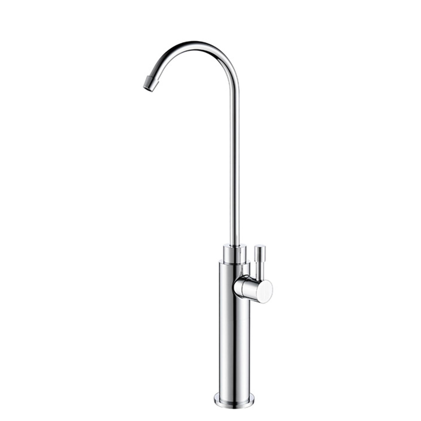 WDSOPK faucet Stainless Steel Swan Neck Filtered Water Tap for Kitchen Sink Swivel Faucet (A C)