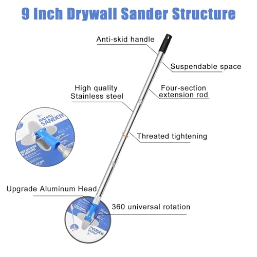 9 Inch Radial Drywall Pole Sander