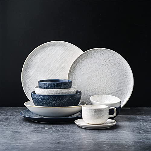 食器セット 磁器ボウルとプレートセット テーブルウェアコンビネーションセット キッチン食器セット 家族の集まりやギフトに 18個のディッシュセット