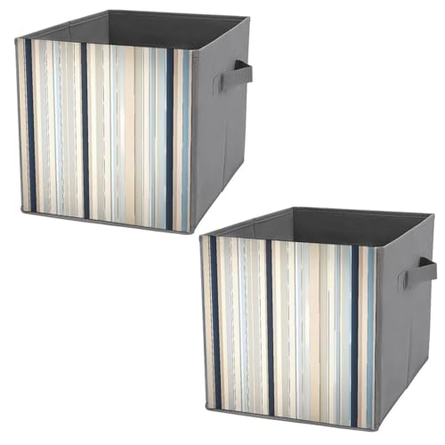 Bacs de rangement pliables en tissu résistant pour optimiser vos placards - 2