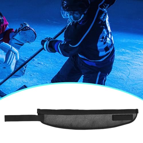 LeeQinersw Hockey Halschutz Nackenprotektor Torwart Halsschutz Schnittfester Kragen Schutz Aus Schwamm Oxford für Eishockey Feldhockey Rollschuhlaufen Skifahren, Erwachsene
