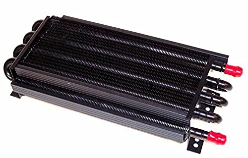 8 Pass Oil Cooler Element, With Barbed Fittings, Compatible with Dune Buggy