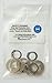 Northern DIY Door Handle Spring Repair Kit (six 2.5-Turn, 2.5mm Thick coils Plus six circlips)