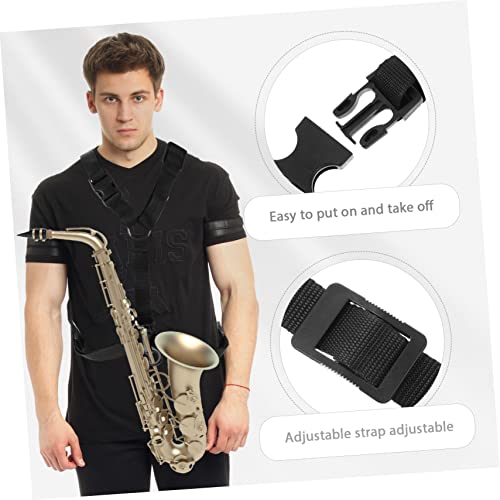 image for Vaguelly 2pcs Clarinet Accessories Neck Harness Adjustable Straps Saxo