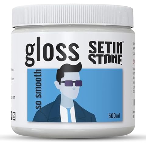 SETINSTONE Gloss Varnish Water-Based Sealer Clear Coat - Non-Toxic, Waterproof, Stain-Resistant, with Anti-Yellowing UV Protection, for Eco Resin, Cement, Plaster | Glaze, Top Coat, 16oz Cover