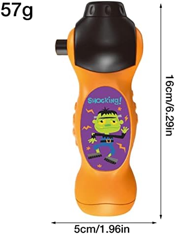 lightfast Kids Flashlight | Slide Projector Torch Flashlight with 24 Halloween-Themed Images,Interactive Kids Projector Torch, Educational Learning Bedtime Night Light for Children