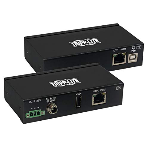 Tripp Lite USB Over Cat6�G�N�X�e���_�[ �C���_�X�g���A��1�|�[�g ESD�ی� PoC TAA (B203-101-IND-ER)