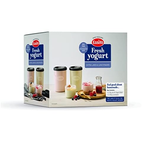 EasiYo 2 Extra Jars & 2 Extra Lunchtakers Pack (Black) Cover