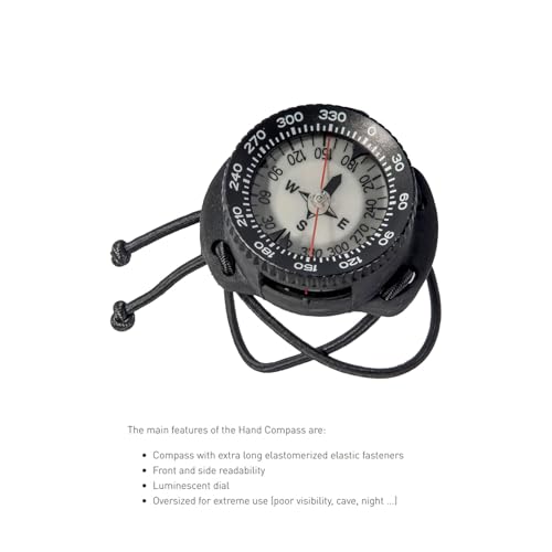 Brújula de mano para buceo Mares con dial luminiscente miniatura 2