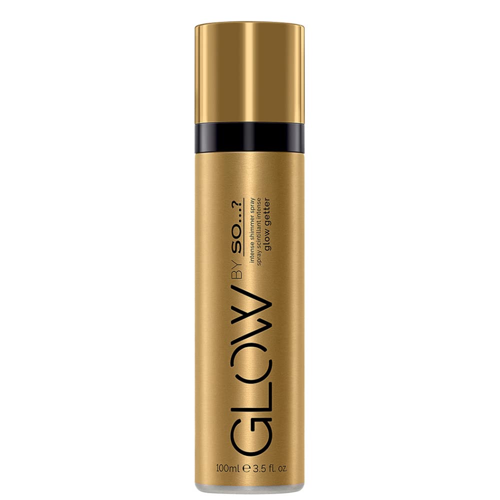 Glow By So...? Women's Glow Getter Intense Shimmer Body Spray – Radiant, Long-Lasting & Luxuriously Scented Spray for a Dazzling Glow, 100ml