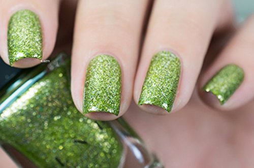 Image of ILNP Limelight - Vivid Lime Green Holographic Nail Polish