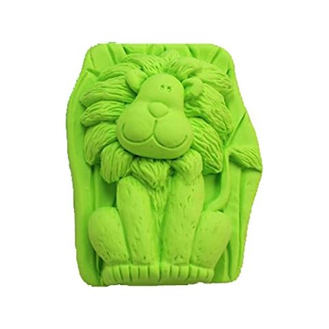 Longzang Lion Animal Silicone Mold Craft Art Silicone Soap Mold Craft Molds DIY Handmade Soap Molds (S125) Cover