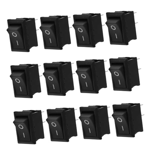 DECOMELODY 20Pcs Boat Rocker Toggle Switch Pin Design for Car Boat Household Appliances Compact Easy Installation Construction