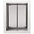 PlexiDor Performance Pet Doors for Dogs and Cats - Wall Mount Dog Door with Lock and Key - White, Large Size