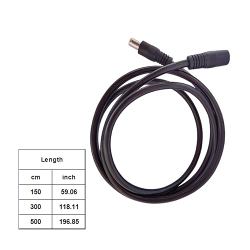 Cable alargador DC7909 macho hembra para fuente de alimentación externa 7