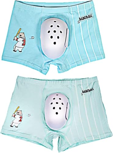 2pc Post Circumcision Underwear for Kids, Circumcision Underwear, Surgery Recovery Pants, Breathable Boxer Shorts for Boys(Green,L/Large)