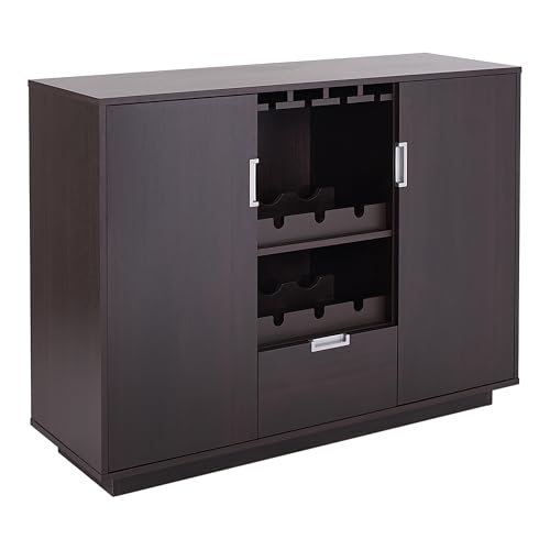 Furniture of America Muebles de América Mendocino Vino Armario bufé, Espresso