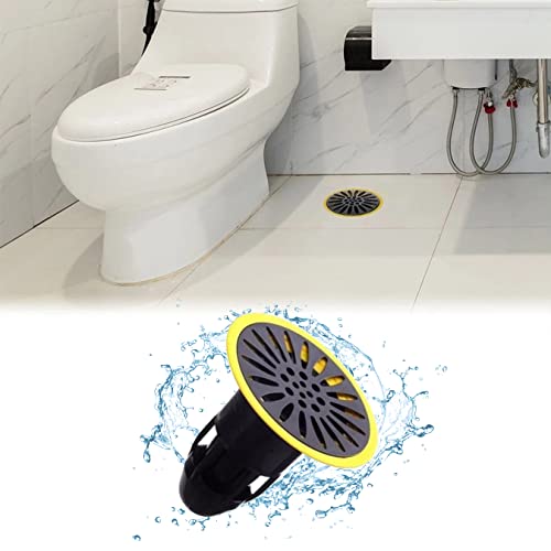 Ralo De Chão Dreno Inibidor de Odor Com Drenagem Anti Inseto (Preto)