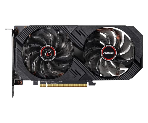 ASRock AMD Radeon RX 6500 XT Phantom Gaming D 4GB OC GDDR6 0dB Silent Cooling 18 Gbps 64-bit 7680 x 4320 Graphics Card Dual Fan HDMI DisplayPort by ASRock - Image 2