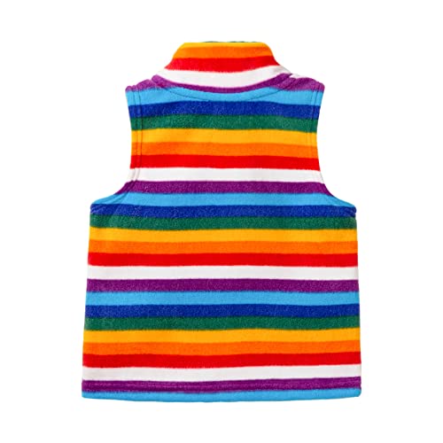 Image of Mud Kingdom Boys Girls Polar Fleece Vest Jacket Ligntweight Plain Vest Full Zipper Sleeveless