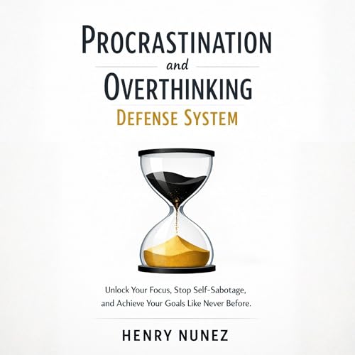 Diseño de la portada del título Procrastination and Overthinking Defense System